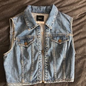 BDG Denim Vest - cropped